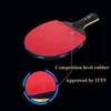 Loki 9 étoiles Table Tennis Racket Professional 52 Carbon Ping Pong Paddle 6789 Ultra Offensive avec caoutchouc collant 240419