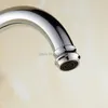 Banyo lavabo muslukları lüks euro tarzı seramik musluk 360 döner spout chrome cilalı vahşet mikseri musluklar güverte monte mutfak zr615