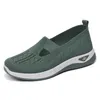 Gai Running Womens Sapatos casuais tênis roxos pretos verdes plataformas de tênis planos tênis tênis correm pés lentos ao ar livre verão