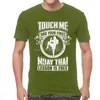 Les t-shirts masculins me touchent et votre première leçon de Muay Thai est Fr T-shirt t-shirts coton tshirt court Slve Thaïlande Martial Art Fighter T T240425