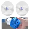 Set Suction Cup Sponge Holder Smiling Face Sponge Holders Badkamer aanrecht vasthouden Ronde Sponzen Accessoires