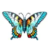 Décorations Nouvelles fonte de papillon en fer forgé de décoration de décoration insecte insecte art du jardin métal suspendu pour carillon de vent en plein air intérieur