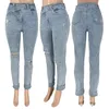 Damesjeans Skinny Denim High Taille Cargo Pant Y2K Streetwear Dames Zomerkleding Elegante mode gescheurde broek broek