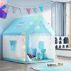 Großgröße Kinder Spielzeugzelt Indoor Girl Boy Schloss Super großes Zimmer Krabbeln Crawling Toy House Prinzessin Fantasy Bett Spiel Kinder Babygeschenke 240419