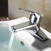 Robinets de lavabo de salle de bain robinet de douche en alliage zinc et mélangeur à eau froide interface G1 / 2 pouces à poignée mono-manche pour la plupart des équipements