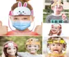 Kinder Cartoon Face Shield Antifog Gesichtsmaske Vollschutzmaske transparente Haustierschutz Kopf Cover Kid Geschenke Party Maske HH9193475