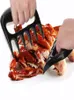 Black Meat Bear Claws Plastic Forks BBQ Shredder Chicken Separator Easy Clean Use Barbecue Kitchen Tools9422163