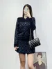 Basic Casual Dresses Maje Women Jacquard Knit Short Coat Long Sleeve Loose Blouse Top Drop Delivery Apparel Womens Clothing Dhrgf