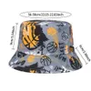 Caps Chapeaux Mentes Printed Bucket Hat Summer Summer Panama Coupe du monde Game de football Fashion Fisherman Pliage Sun Hatl240429