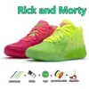 4S lamelo sportschoenen met schoenendoos lamelo designer bal mb01 heren basketbalschoenen Rick en Queen City niet van hier Black Blast Lo Ufo Men Trainers Sports sneaker