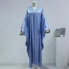 Abayas musulmanes Smocking Sleeve Out Kaftans Femmes Jilbabs Cardigan Mabillage Islamic Vêtements Dubaï Saudi Robe Turc 240428