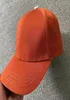 Ballkappen für Männer und Frauen Designer Outdoor Sport Baseball Cap Orange Farbbuchstaben Stickerei