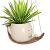 Décorations fleurie mur planter swing face planter pot résine souriant face planteur créatif suspension jardinière jardinière accessoires