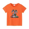 T-Shirts Tobot Evolution Transformer Roboter Autos bedrucktes Kinder T-Shirts Mädchen Kleidung Cartoon Baby Jungen und Mädchen T-Shirts Sommerkinder Topsl2404