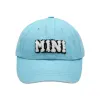 Nieuwe geborduurde letters mama mini ouder-kind honkbal cap moederdag kinderdag piekcap