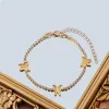 Shining Shining Shining Cute Crystal Crystal Tennis Anklet for Women Gold Silver Color Sandals Sandals Sinestone Fede Gioielli