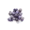 Charms Naturstein geschnitzt 20mm Pilz Pink Quarz Amethyst Achat Kristall Tiger Augen Hand Anhänger für DIY -Schmuck Herstellung d Dhgarden Dhi3a