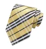 2024 Craves de créateurs Men Ties Neck Ties Fashion Mens Neckties Letter Imprimé Handmade Business Leisure Cravat 100% Silk Luxury Top Quality With Original Box