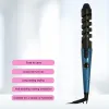 Irons Plastic Automatic Curling Iron Portable AntiStatic Antiscalding Curling Iron Wand Fast Heating Spiral Hair Curler Women