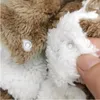 Dog Apparel Pet Christmas Elk Transform Cloth White Sheep Dress Plus Velvet Thickening Lovely Clothes For Teddy 2 Size