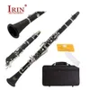 IRIN IN560 B-flat Gluewood Clarinet Children's Primary Playing Musical Instrument for Children Clarinet Bb