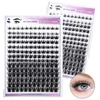 DIY self grafting false eyelashes Grafting Segmented Lashes Extension Single Clusters Thick False Eyelashes Makeup For Women Tweezers set with glue