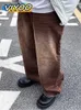 Jeans masculinos y2k retro lavado vintage hip hop adolescentes moda de perna larga de perna larga calça denim coreana cltohes coreanos