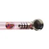 Smok Shop Water Tubulhe Tubos de fumantes rosa estilo de vidro de vidro 5.20 polegadas Bong Dab Rig