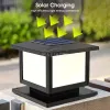 Dekorationer 1st Solar Light Fence Light IP65 Utomhus Solarlam