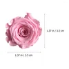 Fleurs décoratives 12 pcs / boîtes Cadeaux de mariée de fleurs conservées fausses têtes Bouquet frais accessoire éternel immortel éternel décorer