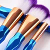 Make -up Pinsel 10pcs Diamant Set Foundation Pulver Concealer Blush Eye Lip Face Make -up -Kosmetikwerkzeug