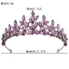 Tiaras Baroque Vintage Multicolor Bride Crown Wedding Gift Gif