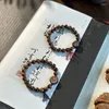 Strand Huanghua Pear Bracelet Buddha Bead Plate Male And Female Chinese Style Cultural Playful Lion Awakening Wooden
