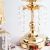 Partes de velas candelabros 1 PC Propiedades de escritorio de la fiesta de bodas de cristal europeo en casa