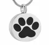 Chaines Crémation bijoux Urn Collier For Ashes Pet Imprime Mémorial Mémorial Bijoux KeepSake Pendant Pet039S Cat Dog039S9922112