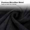 5/10 Pack Microfiber Salon Torondel Couleur noire 35x75cm Grand serviette à salon pour coiffure Microfibre Coiffure Serviette 240415