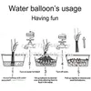 Remplissant des ballons d'eau drôle d'été extérieur jouet ballons de ballon de ballon d'eau ballons d'eau bombes nouveauté bâillon pour enfants 240410