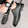 Kleiderschuhe Männer Schuh Retro Business Leder lässige dicke Sohlen für trendige Zapatos para Hombres Sapato Social Masculino