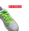 Gekleurde luie schoenveters elastische platte band geen stropdas luie schoenveters voor kinderen en volwassen 240425