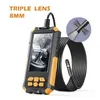 Trips Trips Industrial Endoscope Camera 4.3 '' Screen HD1080P ISPEZIONE DUPAGGI DUPPAI LENS ISPEZIONE USB LED impermeabile