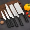 HKCH006 Wholesale 3CR13 en acier inoxydable 5pcs Ensemble complet Handle Kitchen Knife