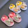 Sandalen Neue Sommer süße Kaninchen Bogendekoration Sandale für Alter 2-7 Mädchen Kinder Pantoffeln nicht rutsch