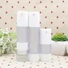 Storage Bottles 20PCS 15ml 30ml 50ml Frosted Empty Plastic Airless Pump Bottle White Lotion Gel DIY Cosmetic