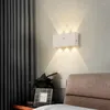Duvar lambası 6W Minimalist LED İnsan Vücudu Algılama Manyetik Emme Tırnak Ücretsiz Başucu Koridoru Aydınlık Işıklar Aydınlatma