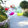 Parti dekorasyonu 5pcs 70cm açık plastik balon çubuğu bobo top tutucu sopa düğün doğum günü şişme toplar dekor