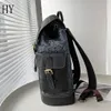 Designer Luxury Nuovi grandi uomini di moda Bag di viaggio in pelle zaino Hudson in firma Chambray Best Quuality