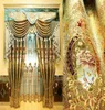 FYFUYOUFY high quality velvet curtain for living room Floral embroidered tulle curtains for bedroom stripe blackout curtains 210715775491