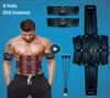 EMS Abdominal Muscle Stimulator Trainer USB Connect ABS Fitness Equipment Training Gear Muskler Elektrostimulator Toner Massage8639631