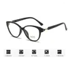 Okulary przeciwsłoneczne kota oko do czytania okulary kobiety mężczyźni moda
