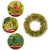 Decorative Flowers 40CM Spring Berry Garland Rattan Wreath Artificial Flower Door Hang Easter Home Shopping Mall Wedding Decoration